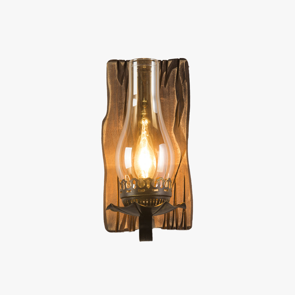 Austin Vintage LED Vägglampa Inomhus Vardagsrum/Sovrum Trä