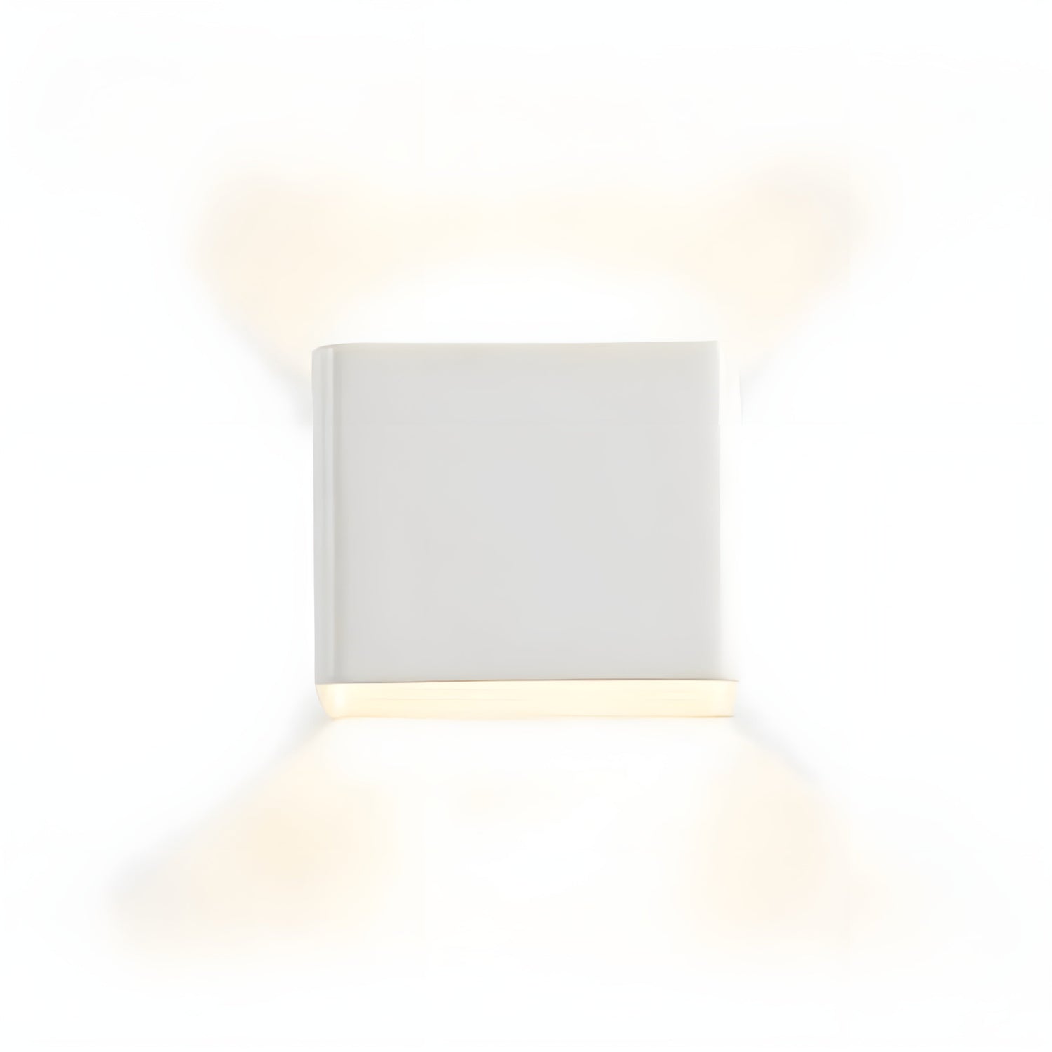 GlowBurst Light - Modern Fyrkantig LED Vägglampa