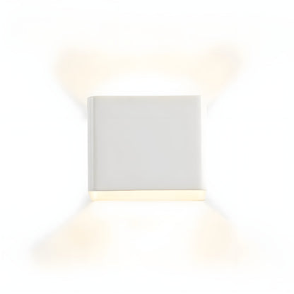 GlowBurst Light - Modern Fyrkantig LED Vägglampa