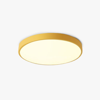 Elysia Modern Rund LED Taklampa Rosa Grå Metall Vardagsrum