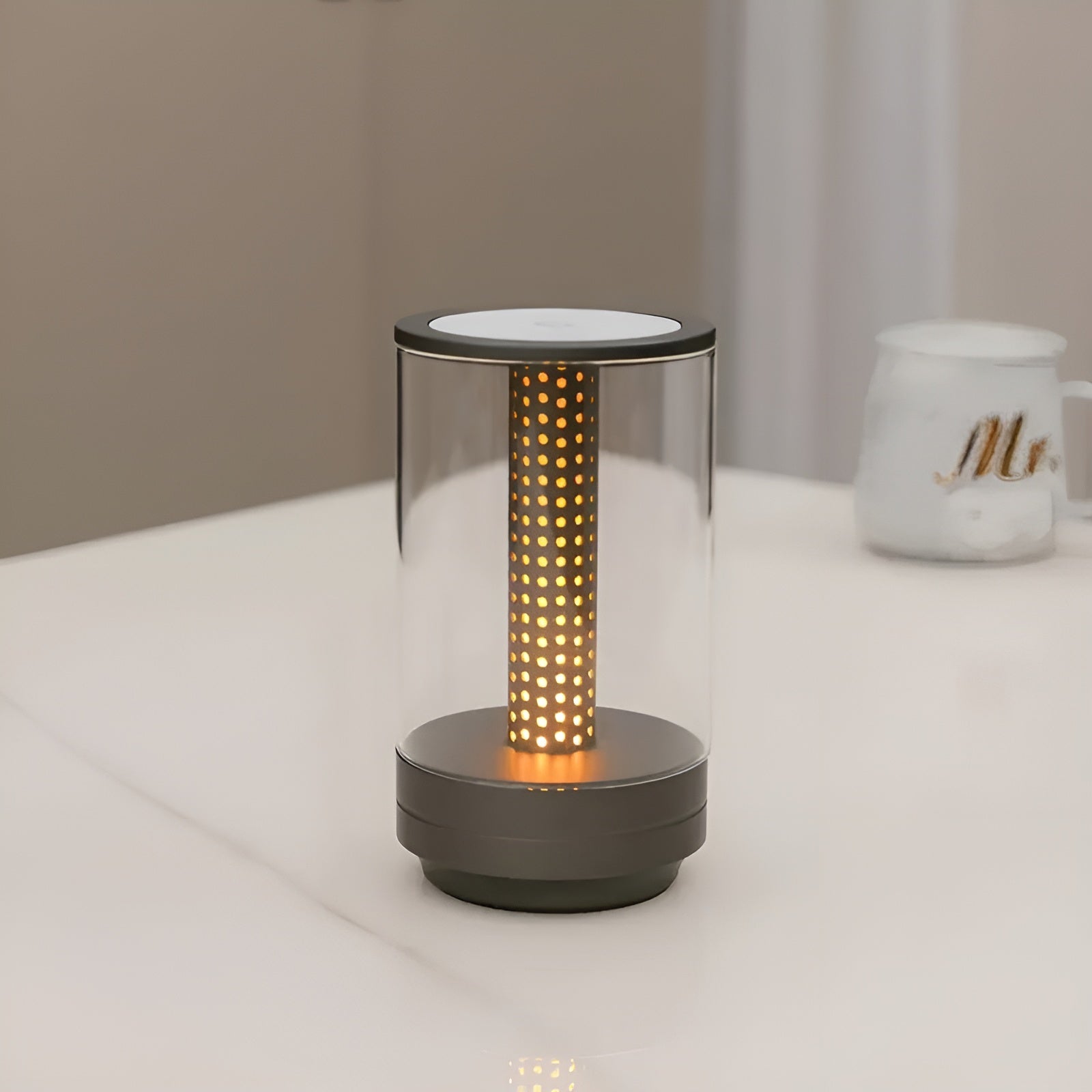 LED-bordlampa med touch – Varm stämningsljus för mysiga kvällar