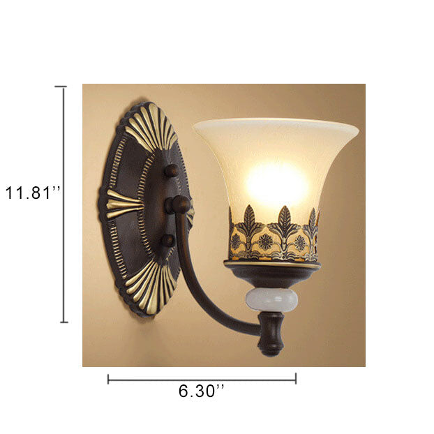 VintageGlow - Klassisk vägglampa med dubbla skärmar