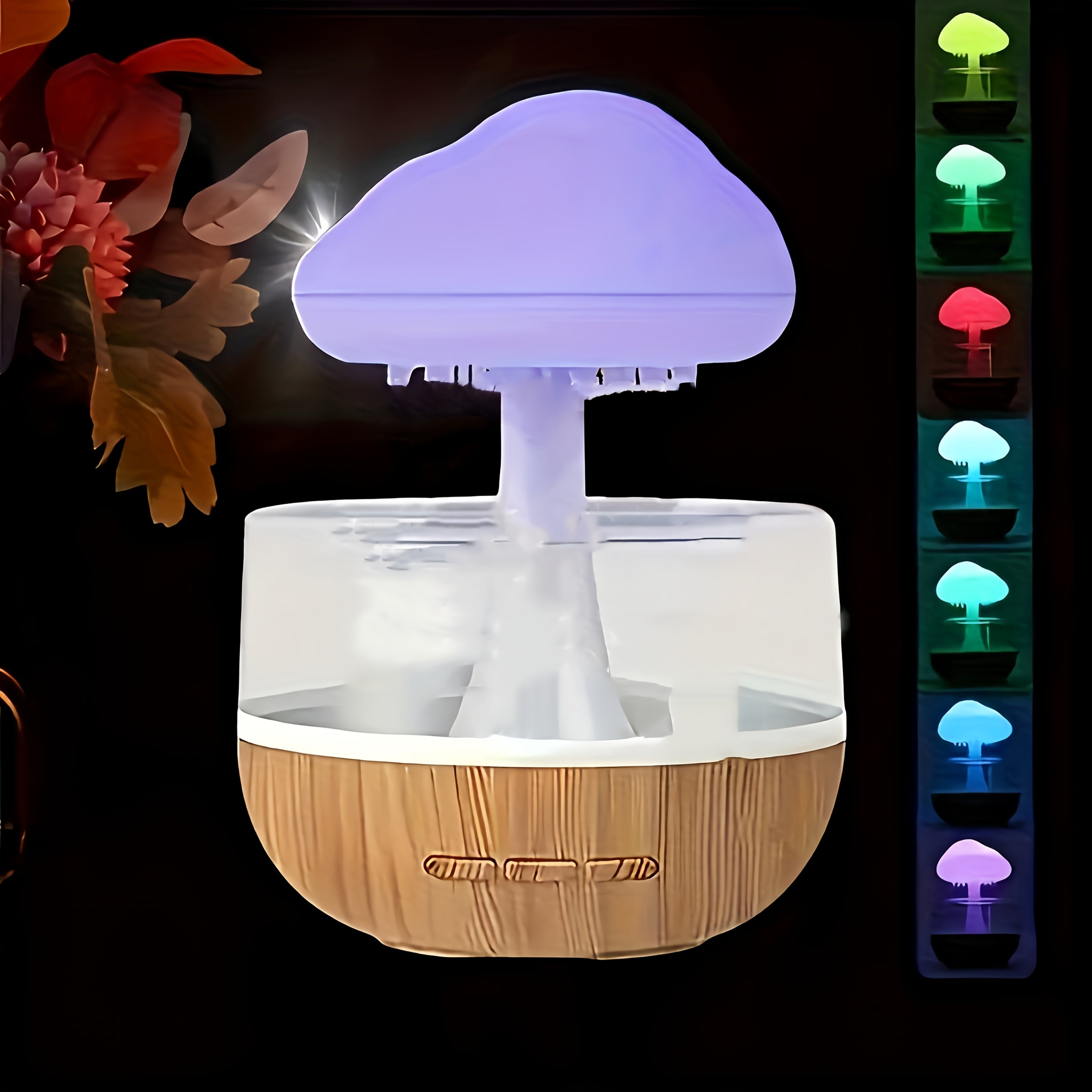 LumiDeco - USB-driven LED Bordslampa, Stämningsbelysning för Fester &amp; Heminredning