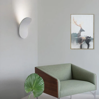 Finslipad Nordisk Konst Väggljus Modern Vägglampa