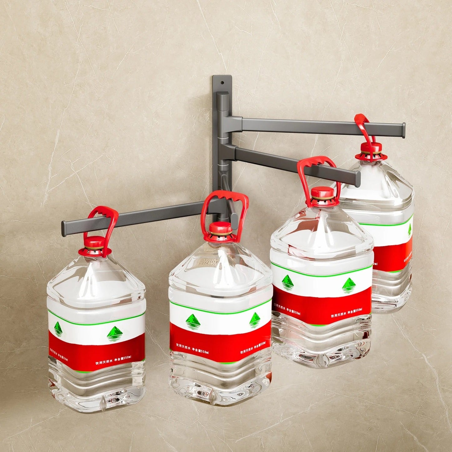 Carvallo - Multifunktionell roterande förvaringsstång för badrum