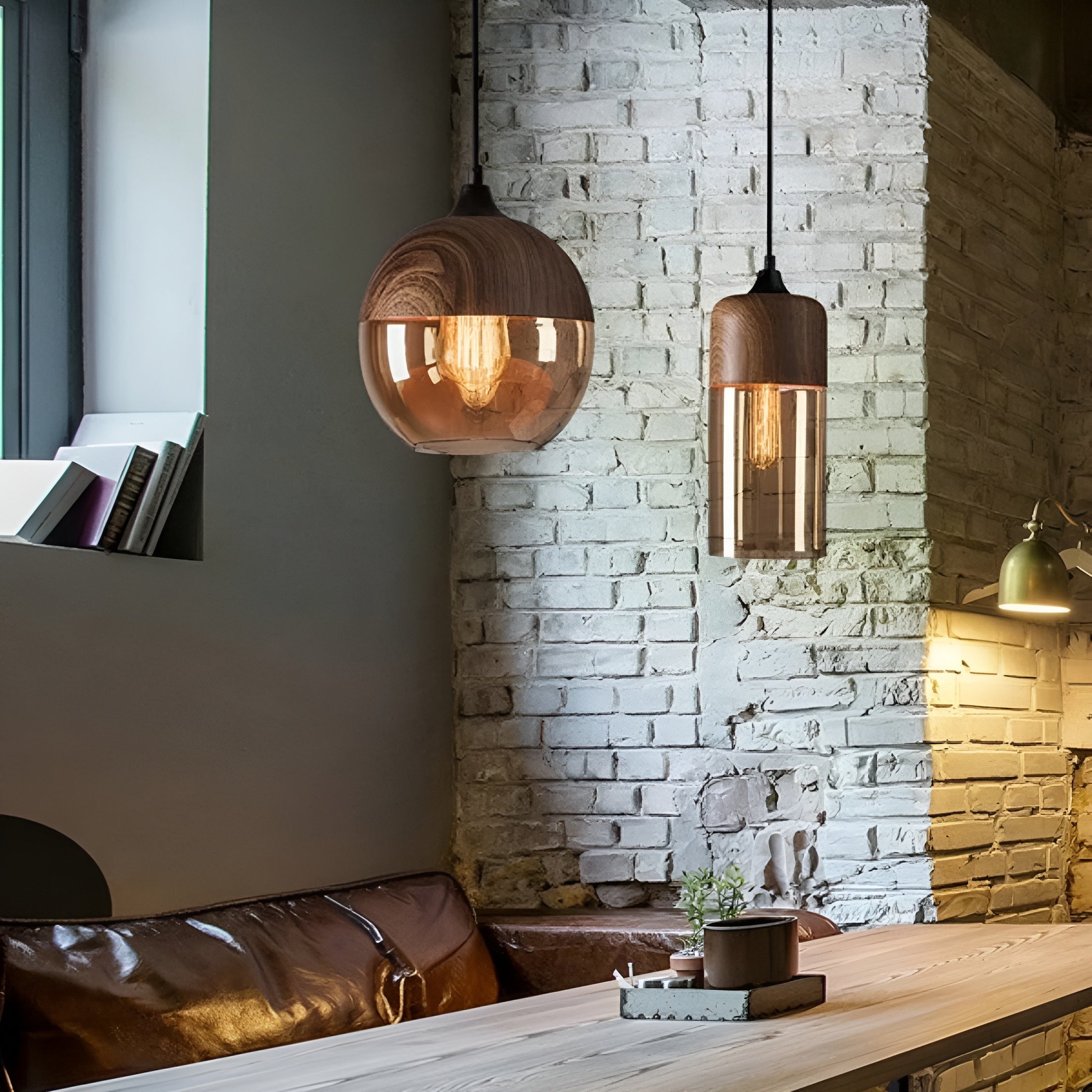 ModiGlass Light - Modern trädlampa i tonat glas
