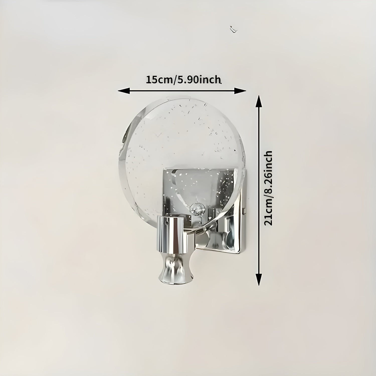 AuroraCrystal Light – Elegant Väggmonterad Kristallbelysning