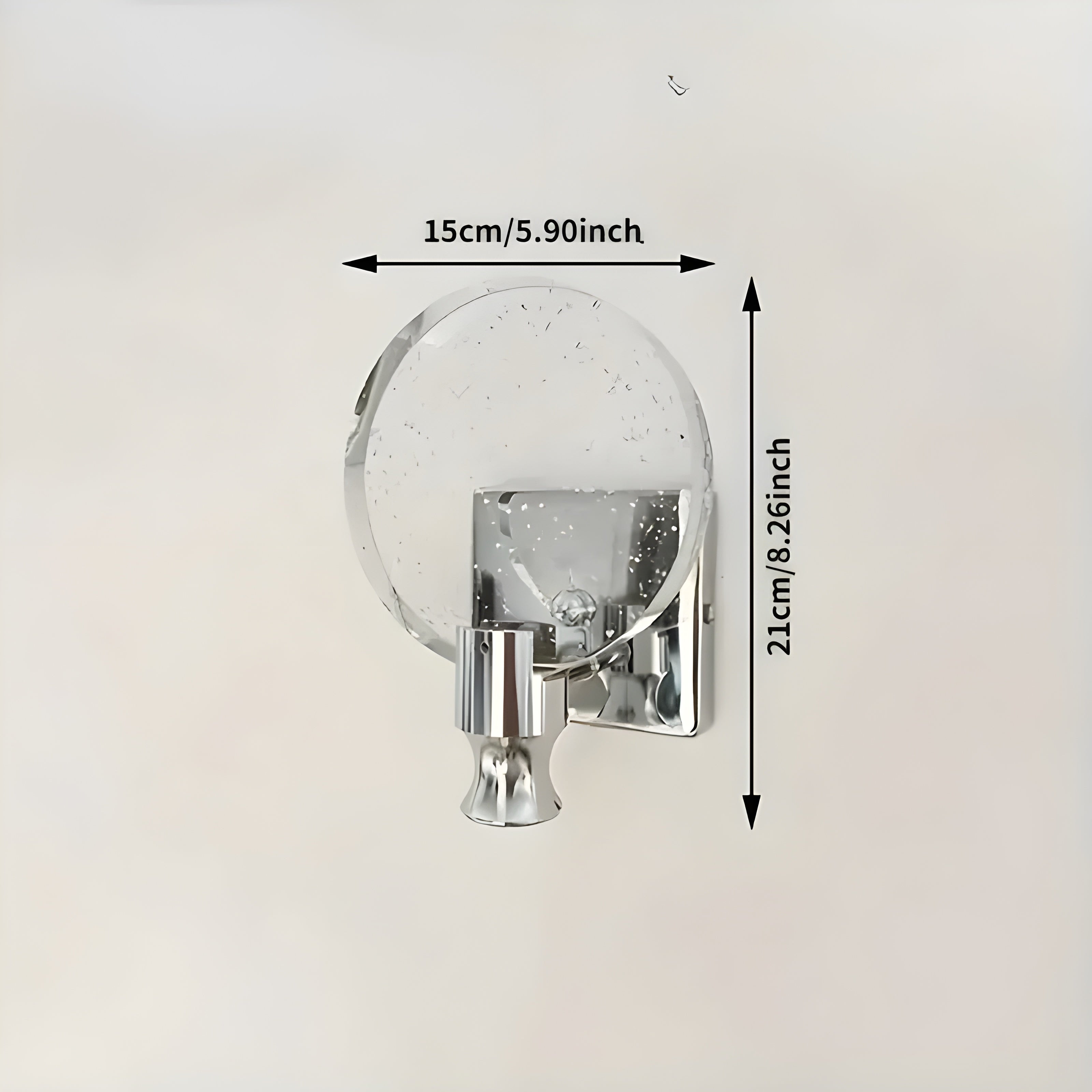 AuroraCrystal Light – Elegant Väggmonterad Kristallbelysning