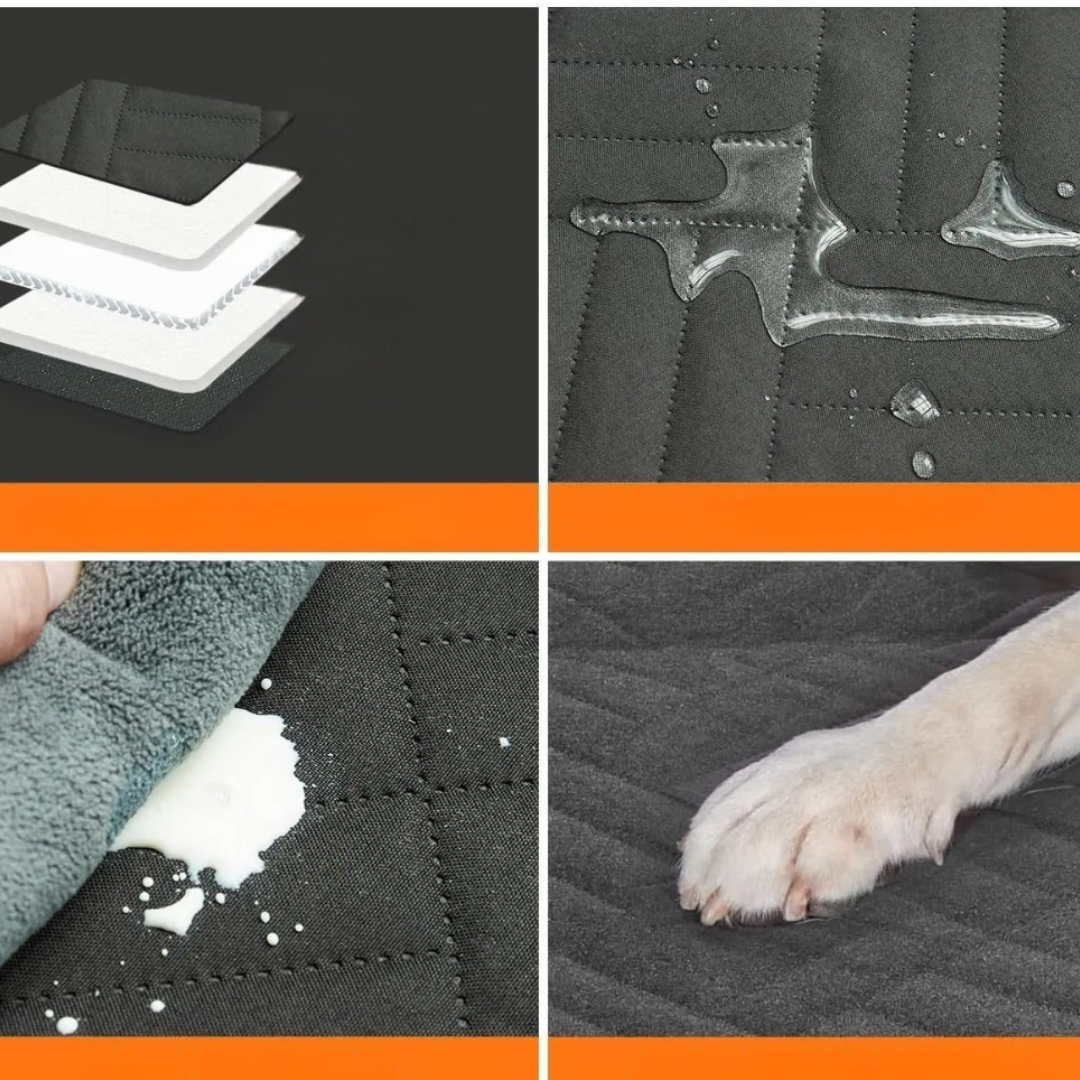 Hund Bilsäten Täckskydd Vattentålig Resenät