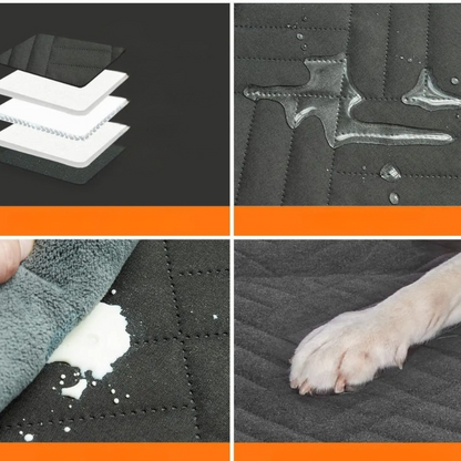 Hund Bilsäten Täckskydd Vattentålig Resenät