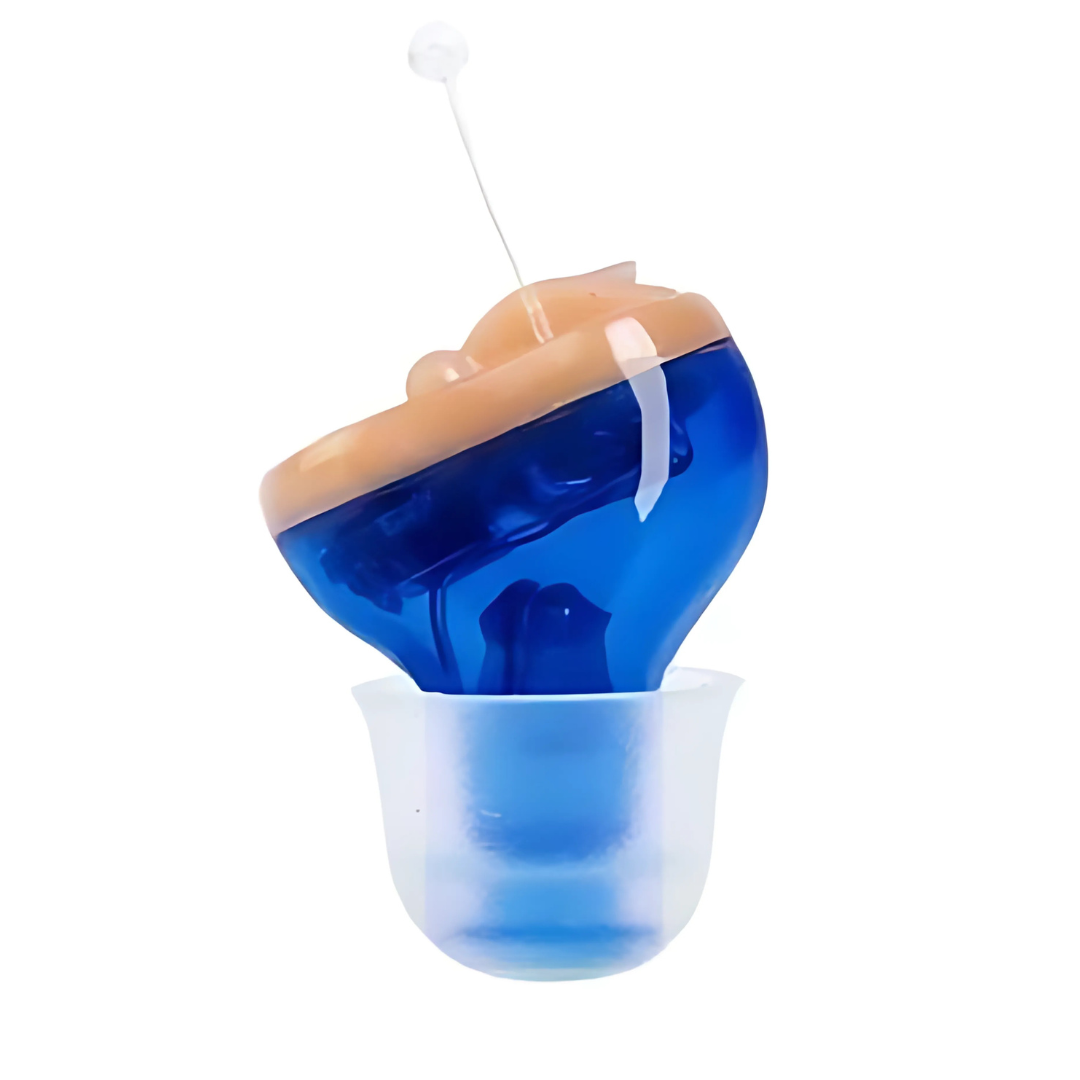 Uppladdningsbart osynligt hörhjälpmedel för vuxna