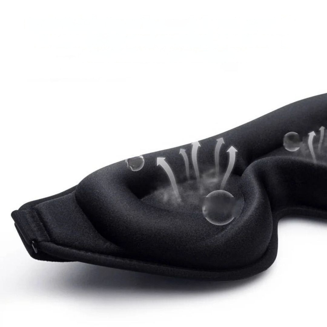 Sovmask 3D Ögonlock för Ljusblockering