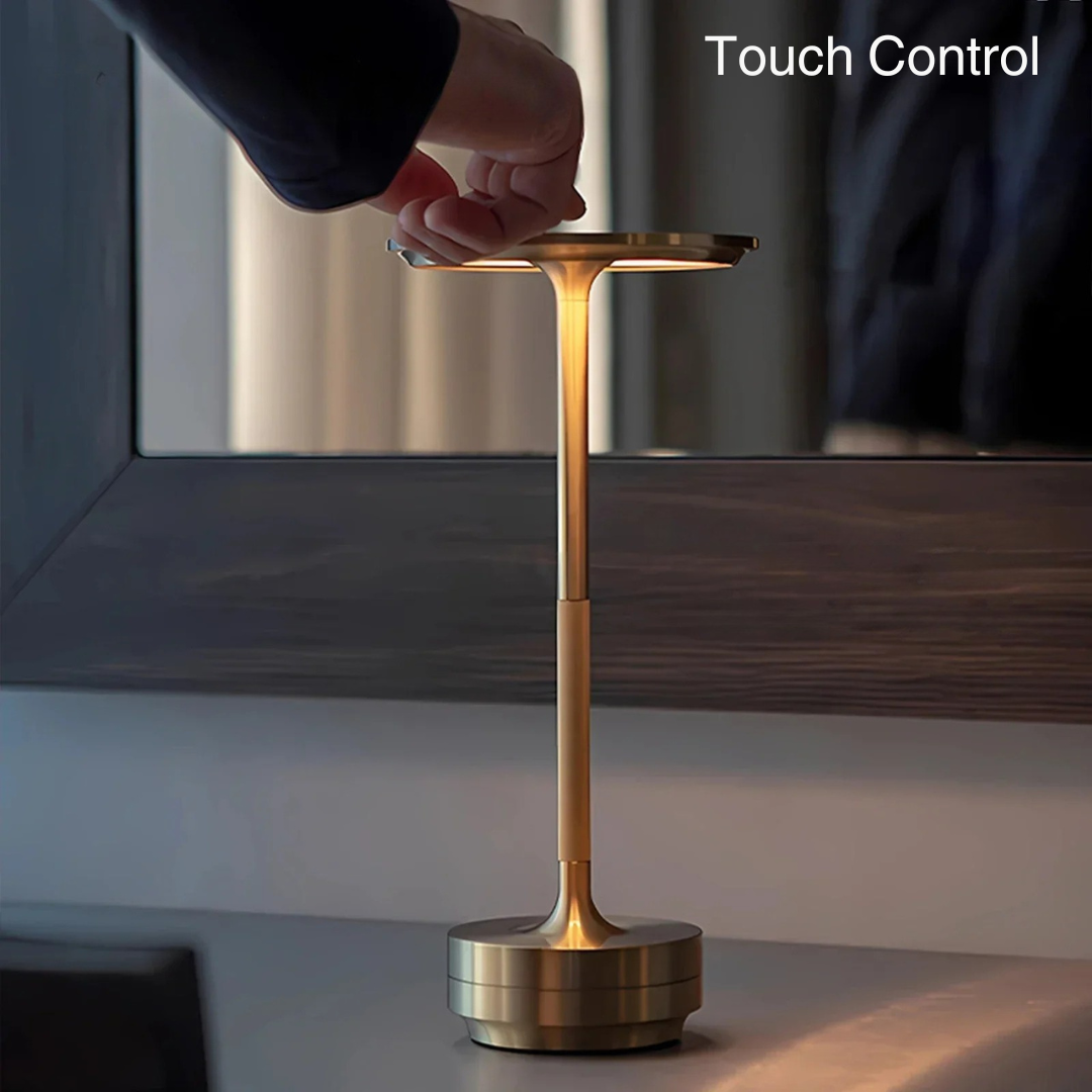 LED Bordslampa med mässing Touch Control