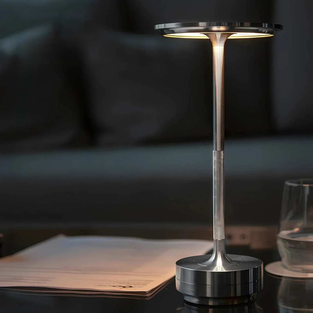 LED Bordslampa med mässing Touch Control