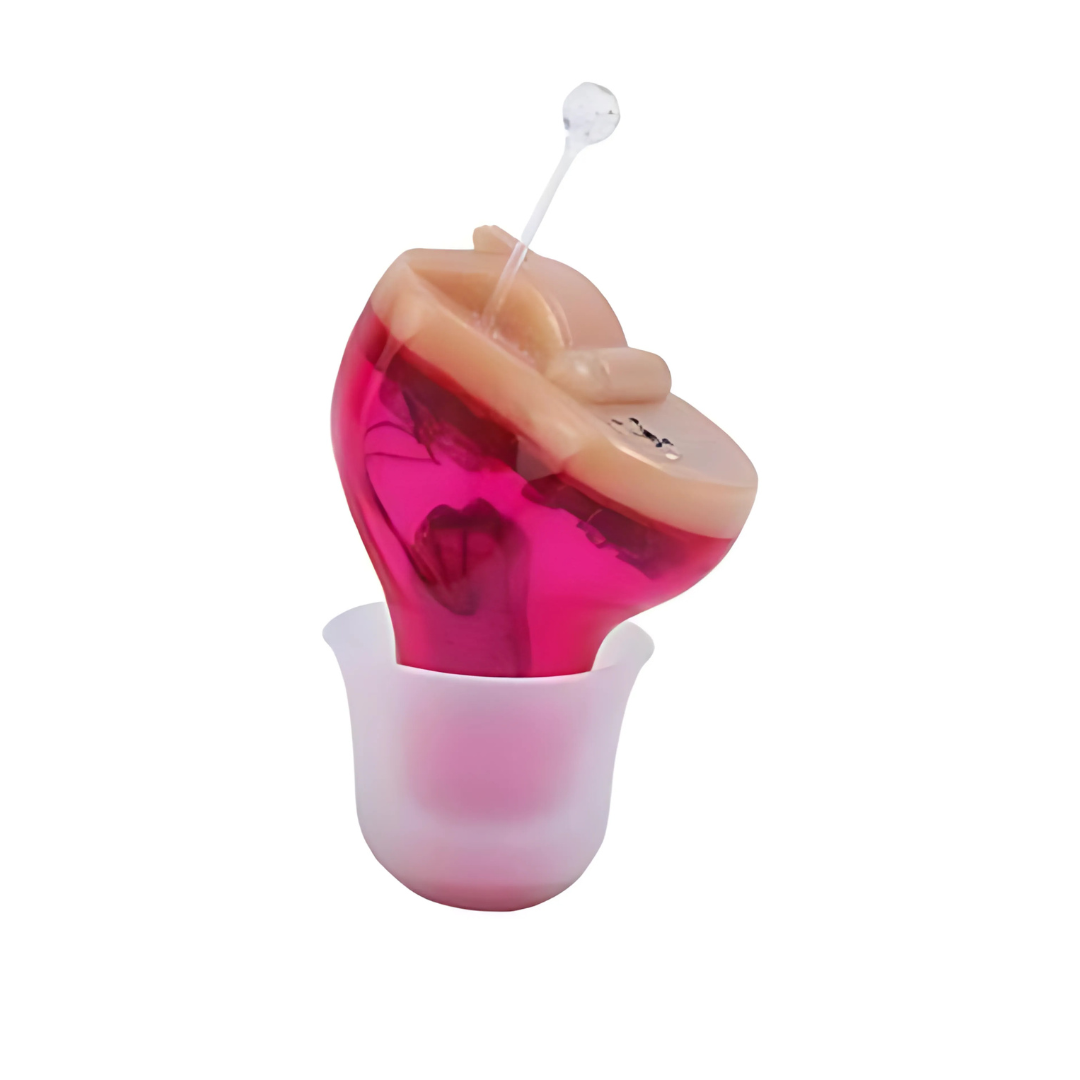 Uppladdningsbart osynligt hörhjälpmedel för vuxna