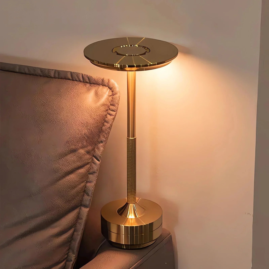 LED Bordslampa med mässing Touch Control
