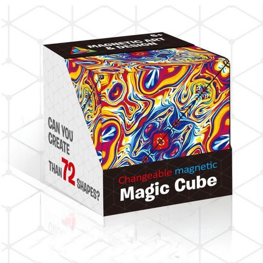 Magnetisk pusselkub leksak för barn
