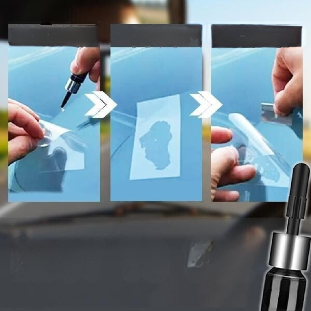 Glasreparationssats för vindrutedragningar