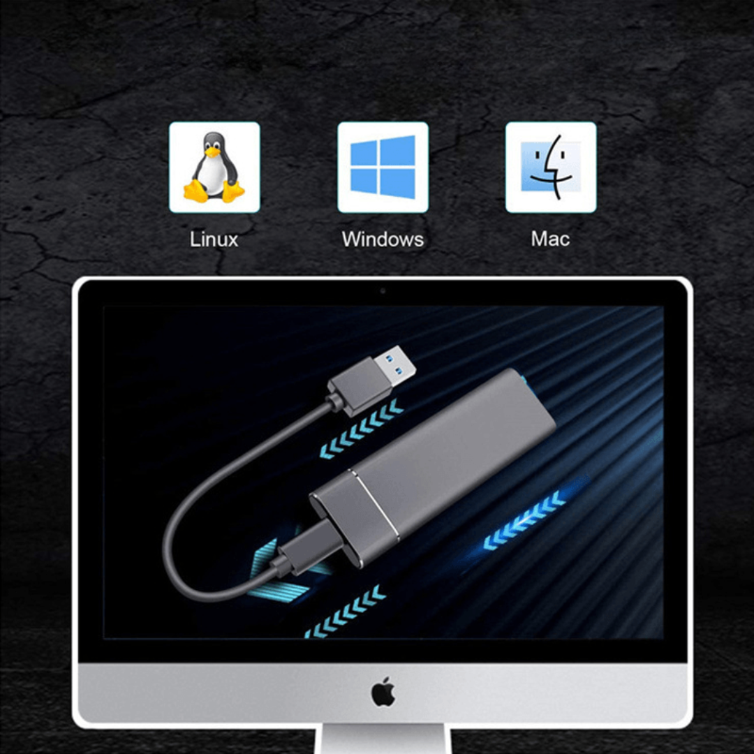 Extern SSD Portabel Hög Hastighet Aluminium Enhet