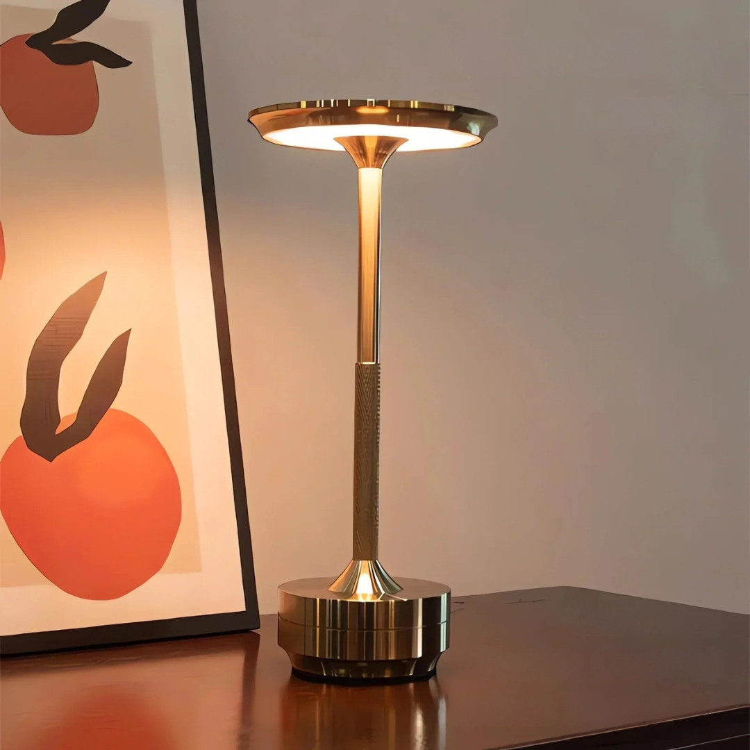 LED Bordslampa med mässing Touch Control