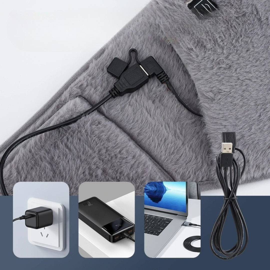 Värmebälte USB Elektrisk Midjevärmare