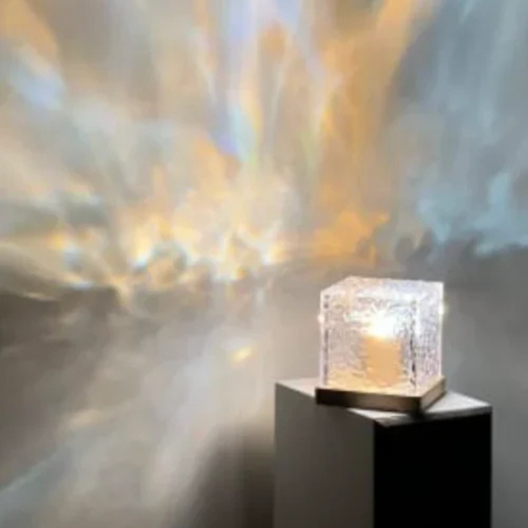 LED Stämningslampa med Färgskiftande Glas