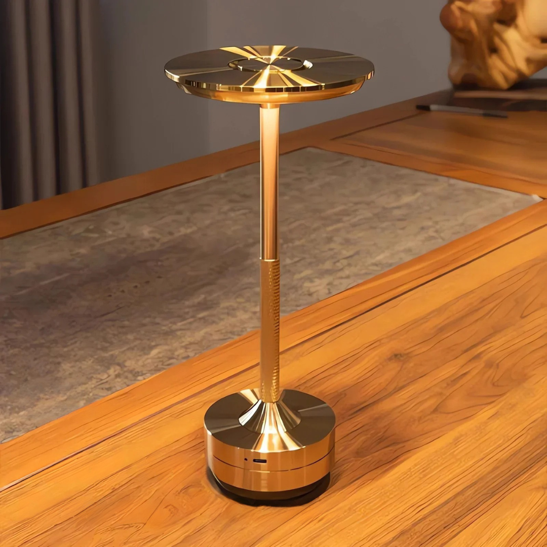 LED Bordslampa med mässing Touch Control
