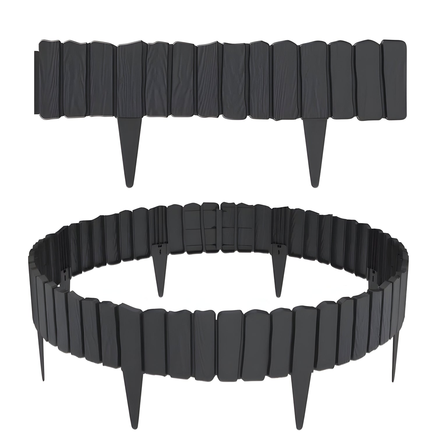 TerraEdge - Gräskanter Plast med Pålar