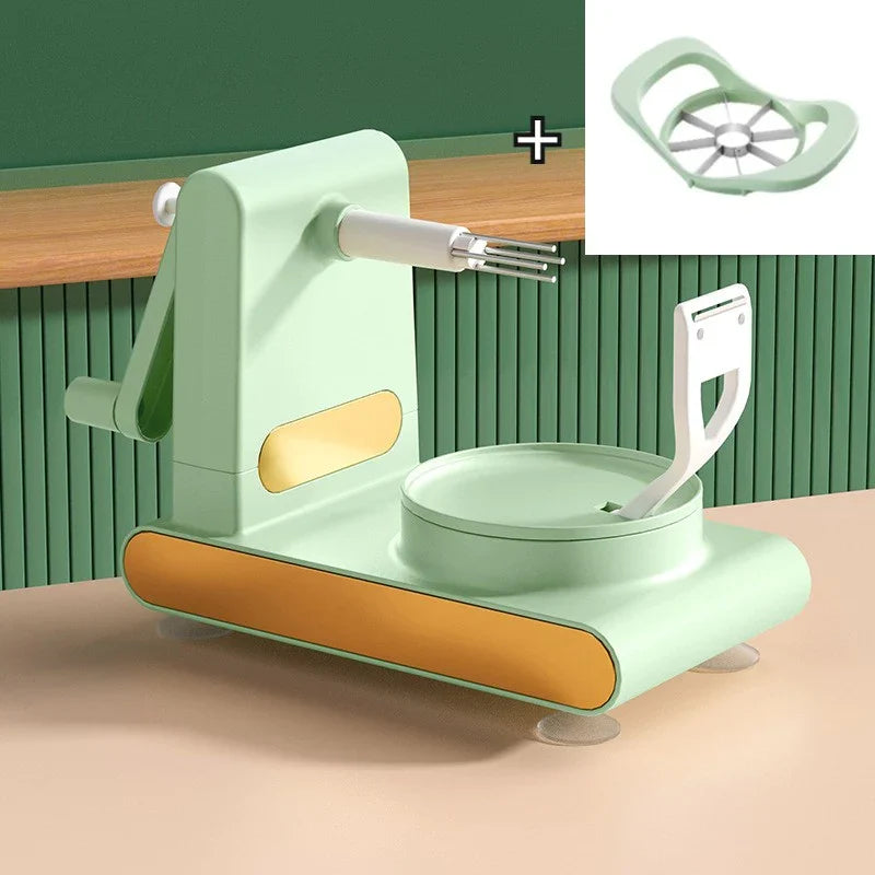 Enkel grönsaks- och fruktskalare med handvev – För mühemlös skalning