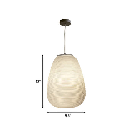 Taklampa - Modern Ribbade Glaslampa