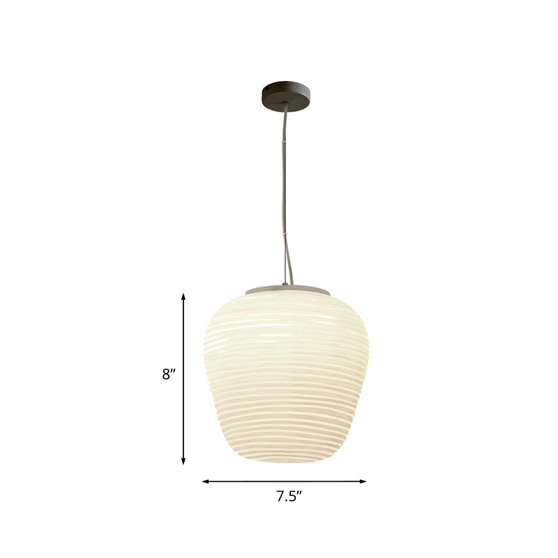 Taklampa - Modern Ribbade Glaslampa