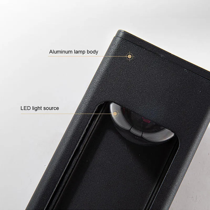 Minimalist Vattentålig Utomhusvägglampa