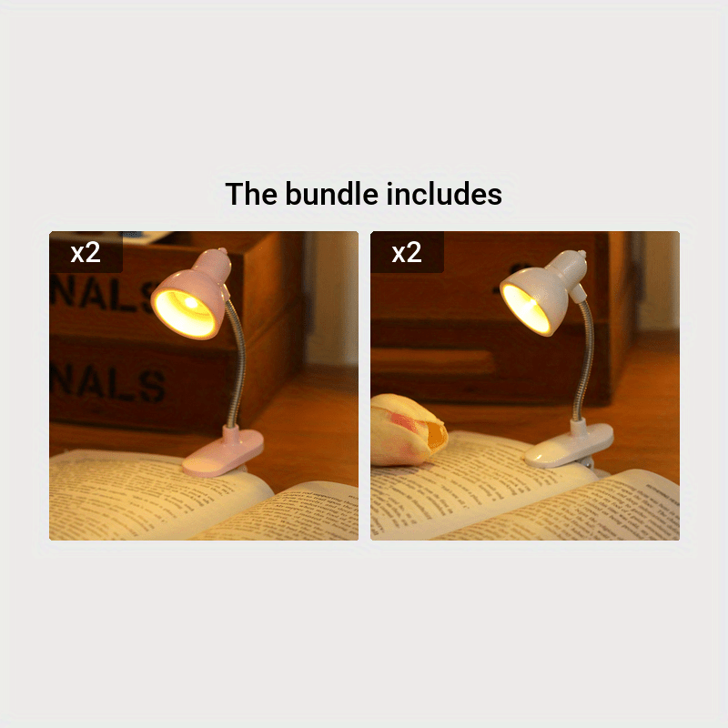 MiniGlow - Bärbar Clip-On Lampa med Tryckknappskontroll