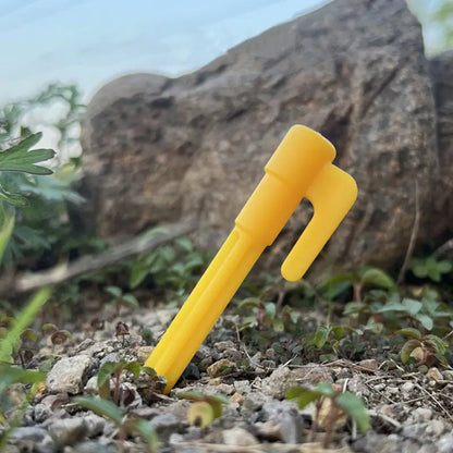 Plastplast tältspikar med krokar – Camping jordspikar för presenningar och tarp