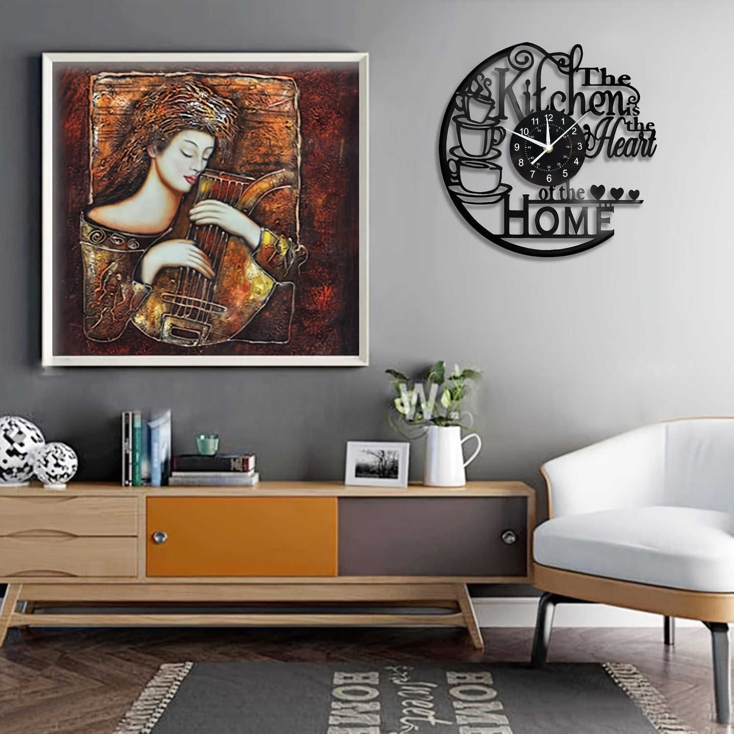 Mysig Köksväggklocka – För en Varm Atmosfär