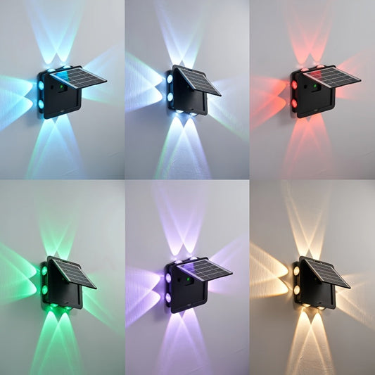 Carvallo GlowWall Solvägglampa | Färgbyte & Varmvit | Väderbeständig & Trådlös | 1800 mAh Batteri