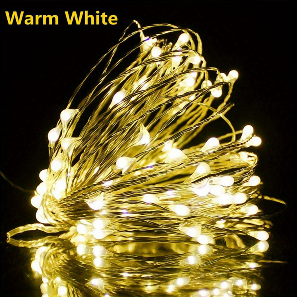 TwinkleWire - USB LED Koppartråd Ljuslina, Flerfärgad Dekoration