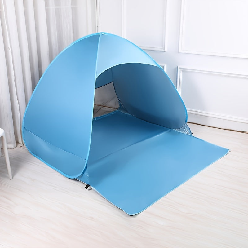 Strandtält med skuggöverdrag och bärväska