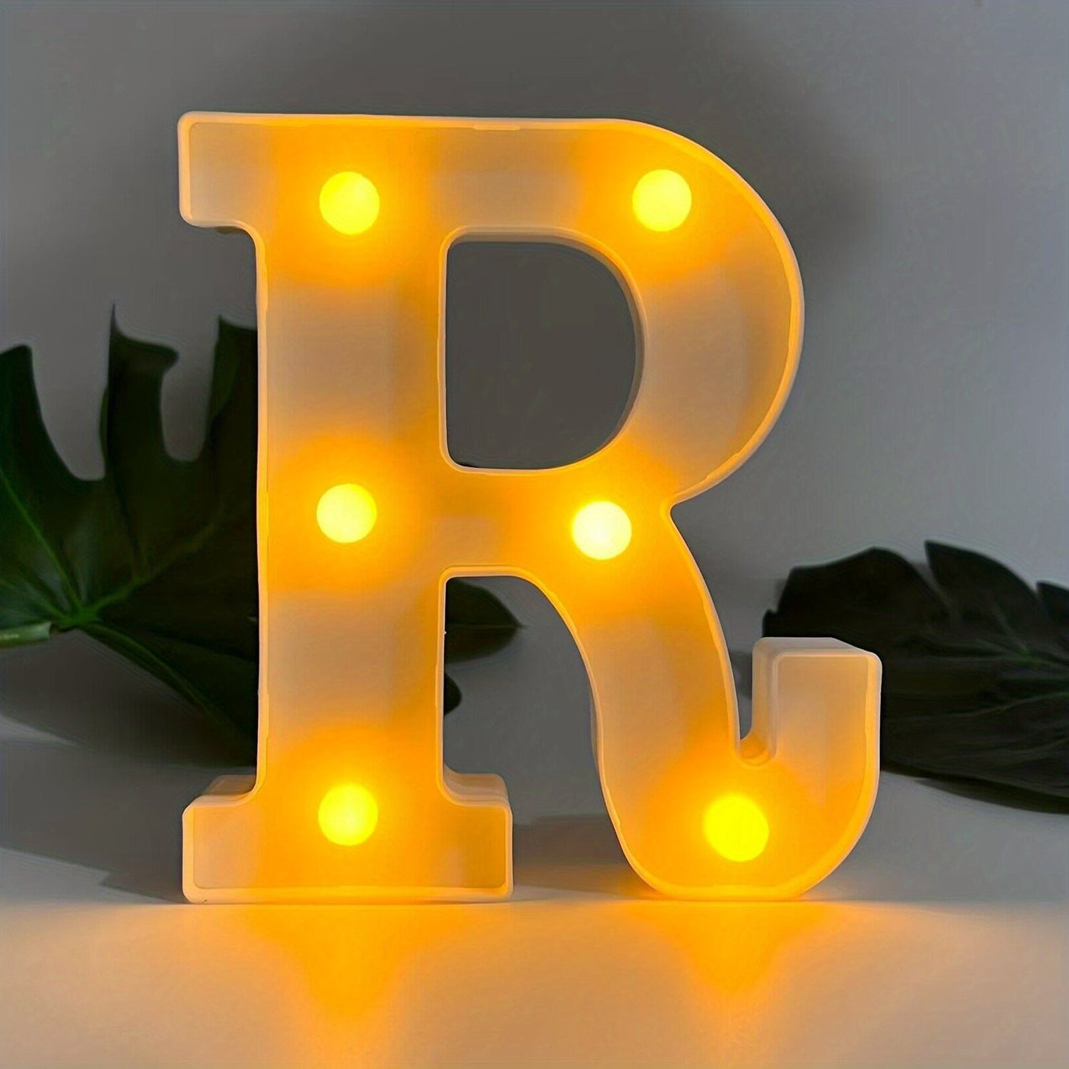AlphaGlow - LED Dekorativ Bokstavslampa med Batteridrift