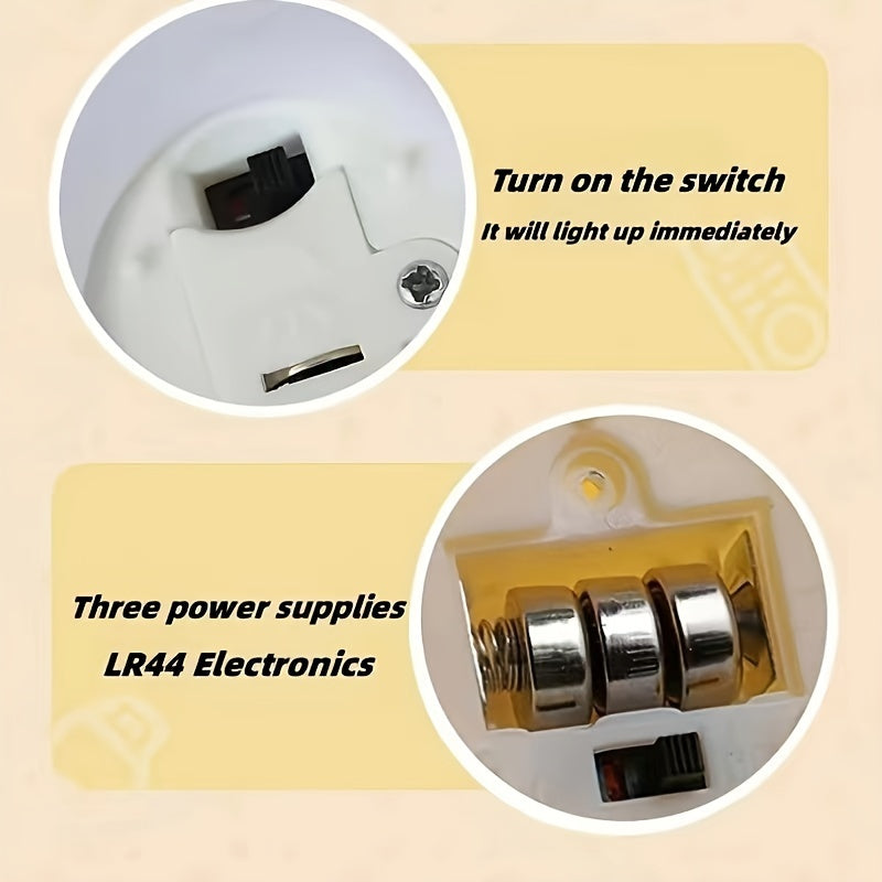 BunnyGlow - Söt Kaninlampa med LED Ljus för Dekoration och Nattbelysning