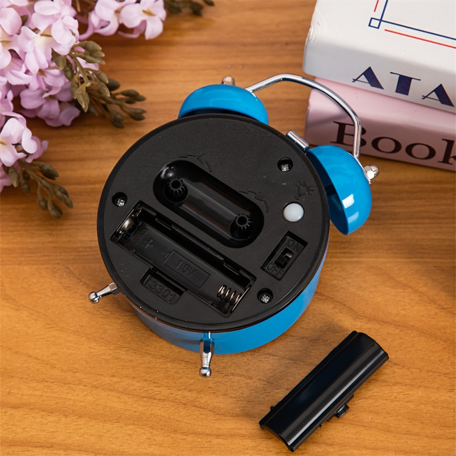 Tidlös Echo Elegant Klassisk Väckarklocka med Nattlampa