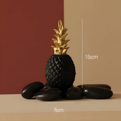 PineGlow Decor - Dekorativ Ananas-Ananas-Vardagsrumsdekor