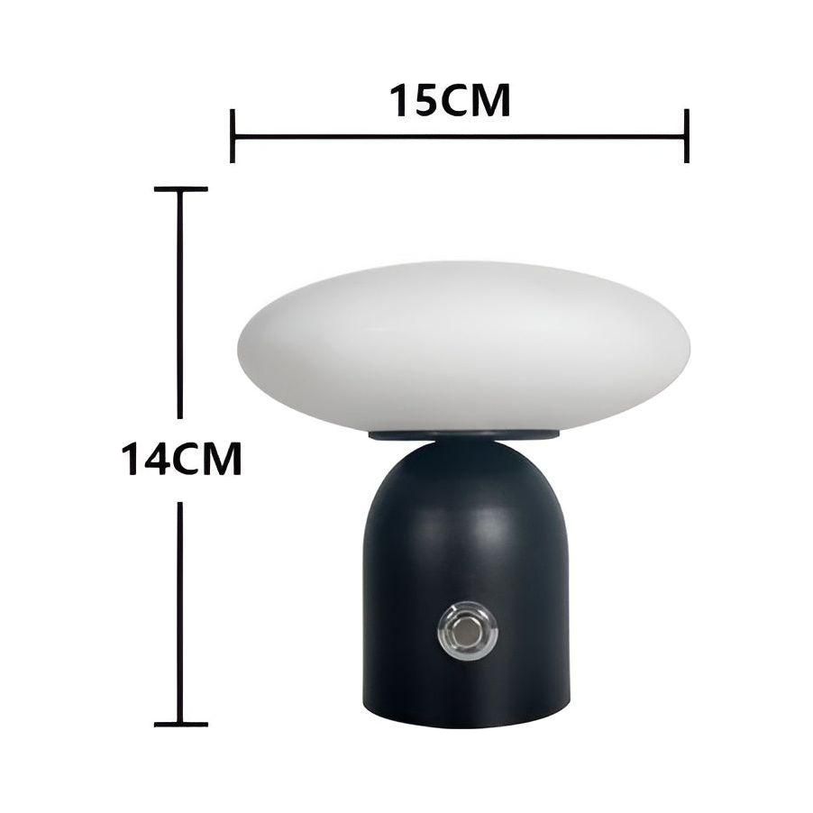 Mari Luxe - Nordisk lyx svamplampa med smart touch - Bordslampa utan sladd