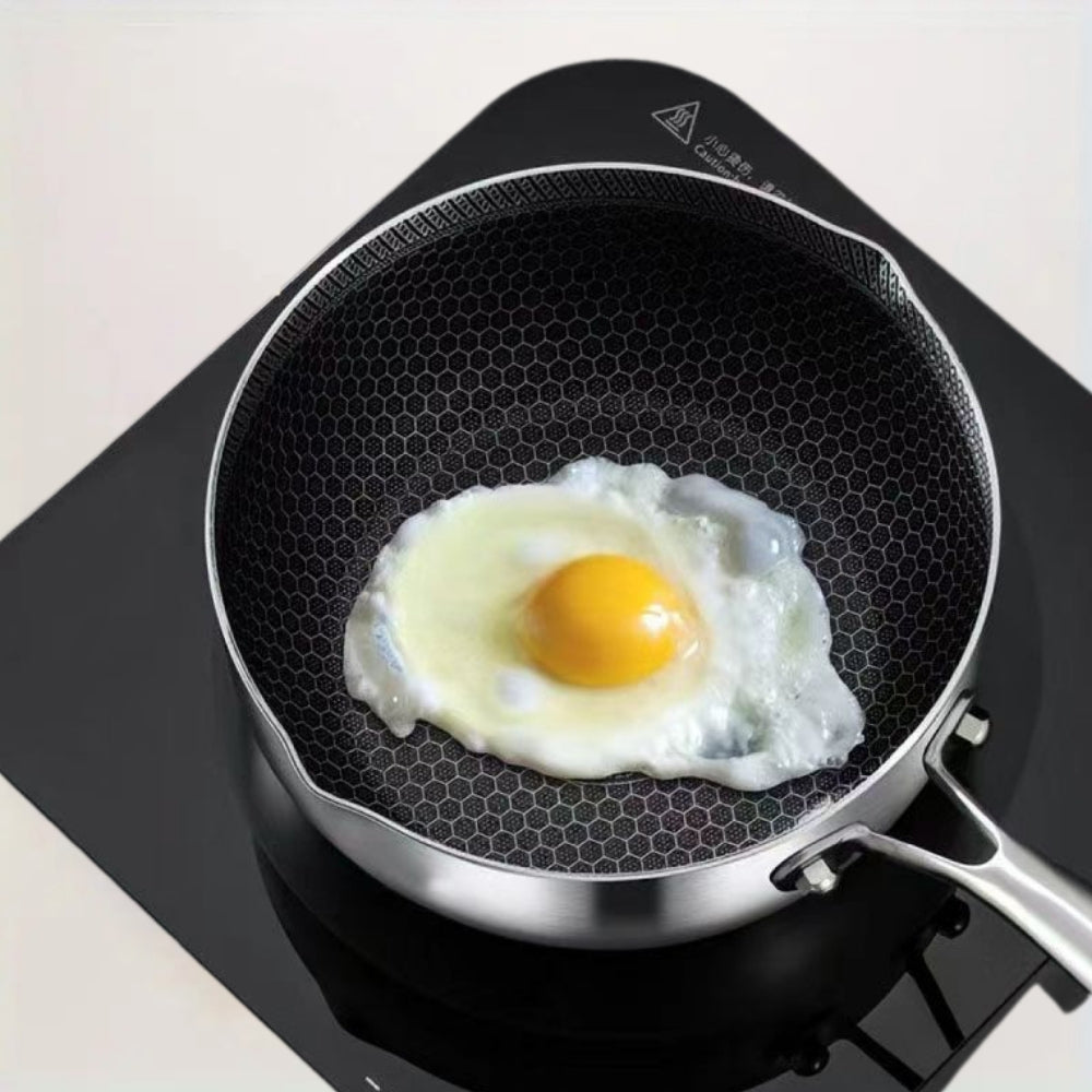 Modern Kastrull i Rostfritt Stål med Glaslock