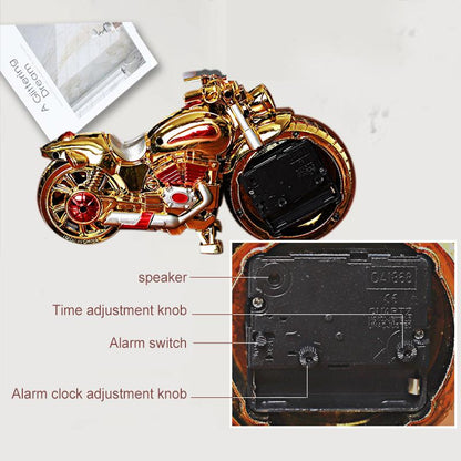MotoTime – Unik motorcykelklocka med dekorativ design