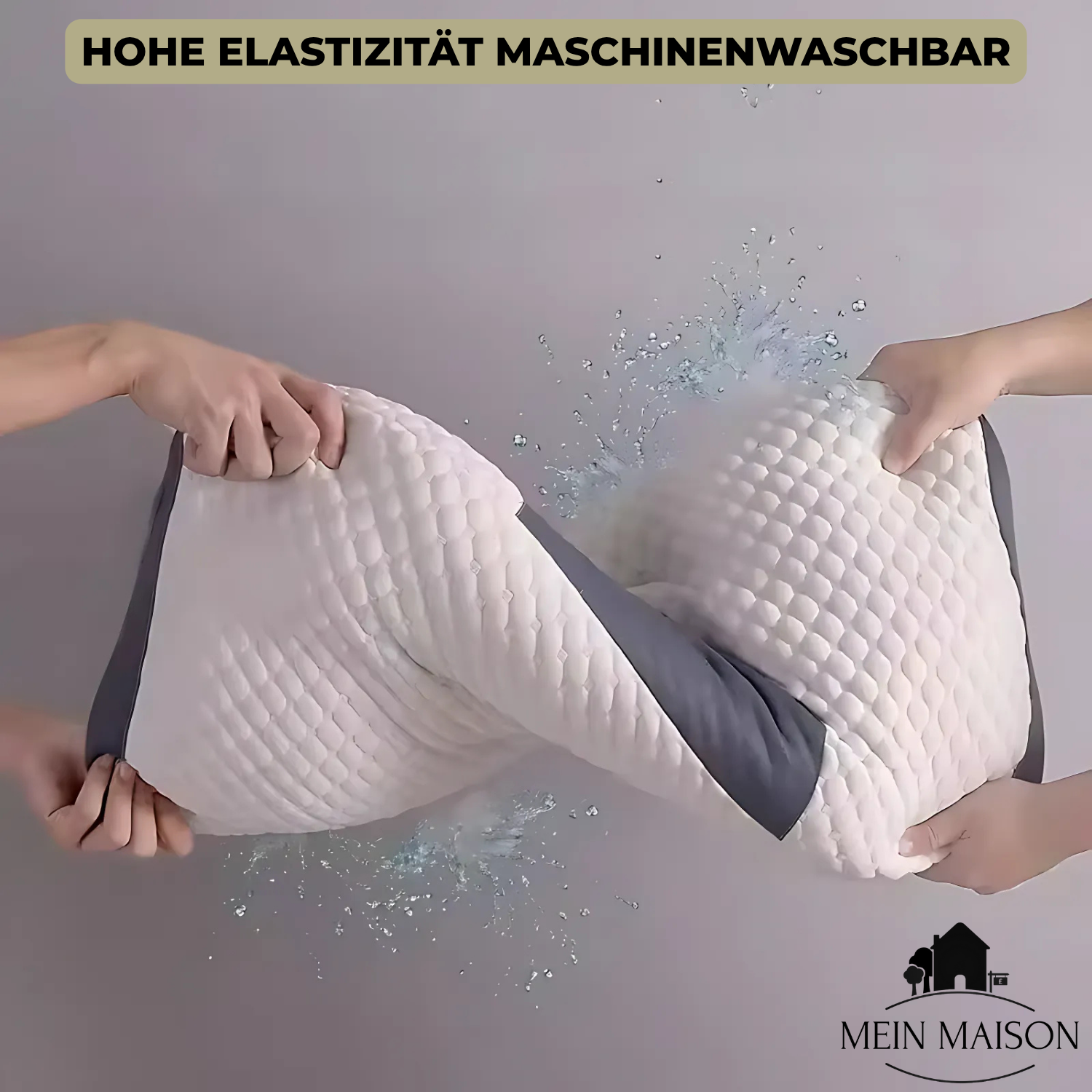Carvallo Nackenkissen OrthoRest | Ergonomisk kontur | Minnesskum | Andningsbart