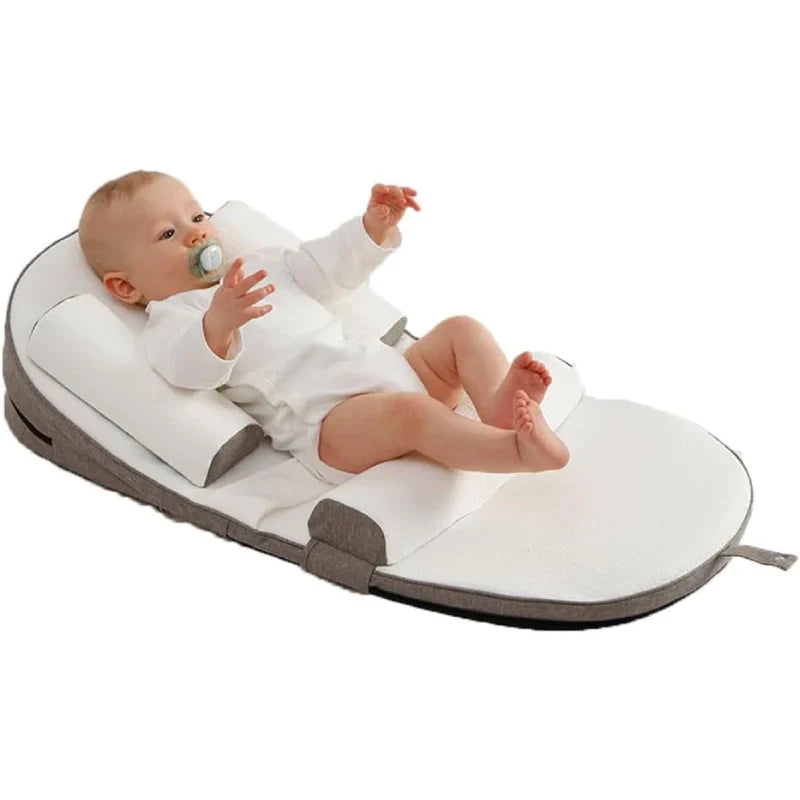 RoyaleGlow Baby Wedge Sido Sova Kudde Säng Reflux Anti Rulla Nyfödd Säng