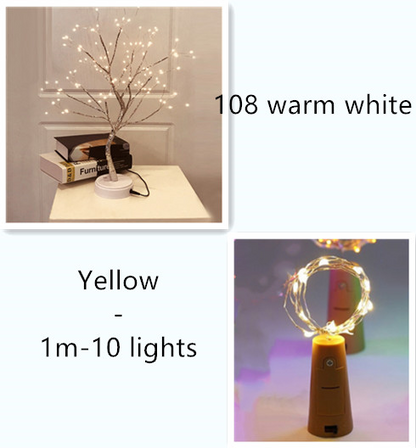 LED ljusslinga för flaskor – dekoration-ljus med tråd för kreativ belysning och DIY-projekt