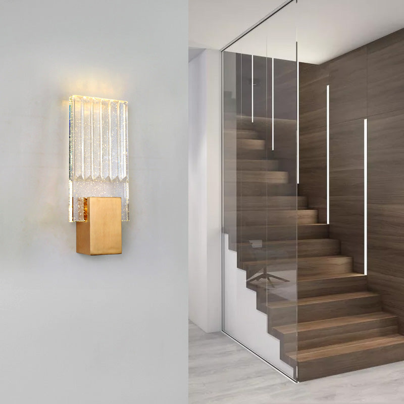 RibbedLux - Modern Kristall Vägglampa