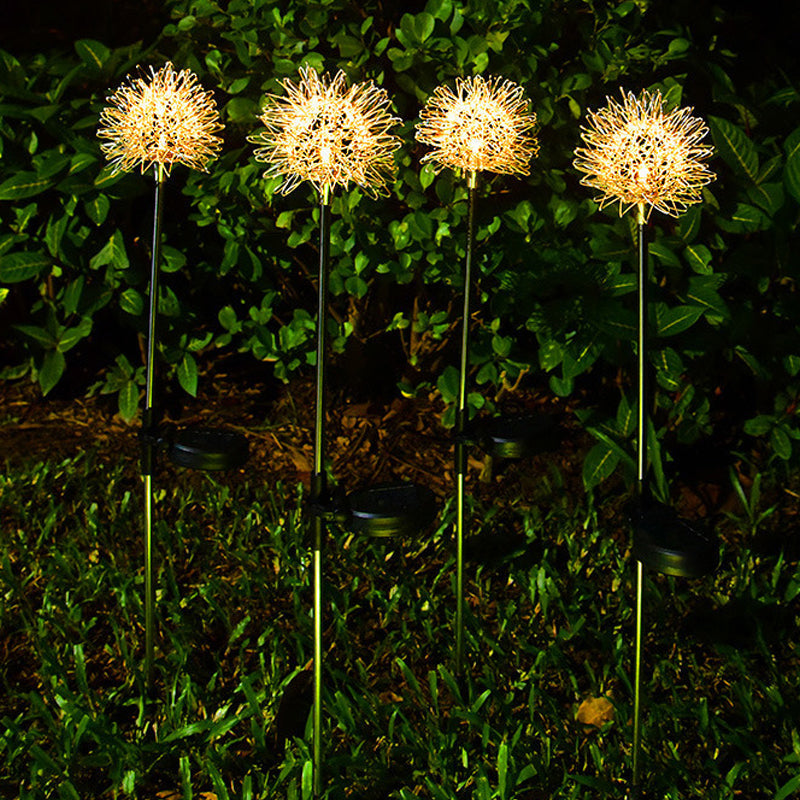 Carvallo - Vattentät solcellsträdgårdslampa i maskrosdesign